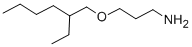 2-Ethylhexyloxypropylamine構造