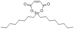 ジオクチル（マレイン酸塩の）錫の構造